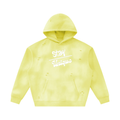 Unisex Sunfade Frayed Fleece Hoodie